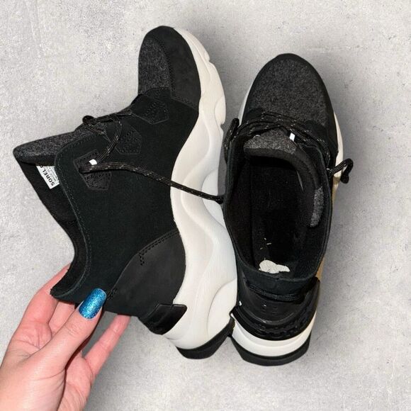 Sorel Women's Black and White Sneakers - Picture 5 of 6